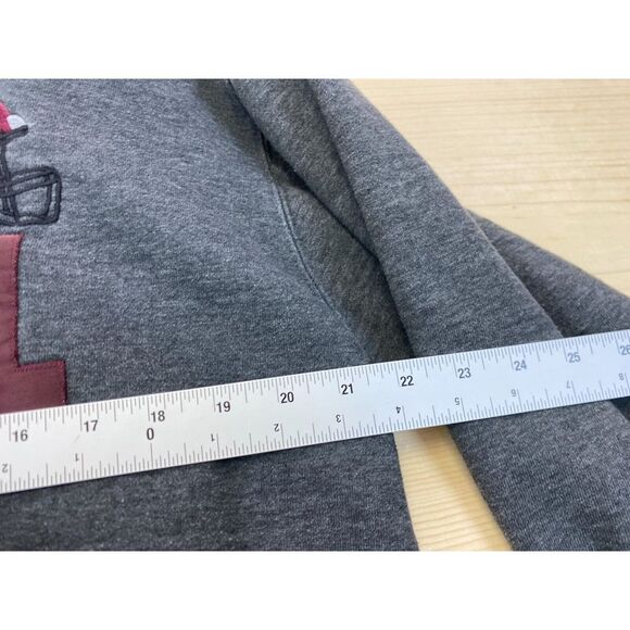 Minnesota Golden Gophers Sweatshirt Small Gray Hoodie Football Heavyweight Lace - Picture 6 of 12